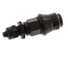 POM DN 5 Coupling Socket 6x8 mm Union Nut Bulkhead