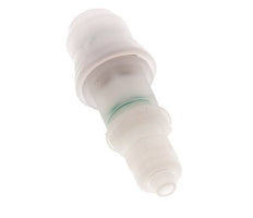 PVDF DN 5 Coupling Socket 6x8 mm Union Nut Bulkhead