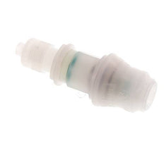PVDF DN 5 Coupling Socket 6x8 mm Union Nut Bulkhead
