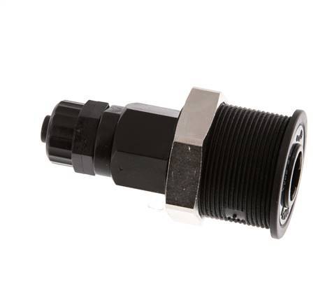 POM DN 5 Coupling Socket 6x8 mm Union Nut Pull-Off