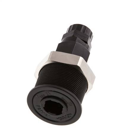 POM DN 5 Coupling Socket 6x8 mm Union Nut Pull-Off