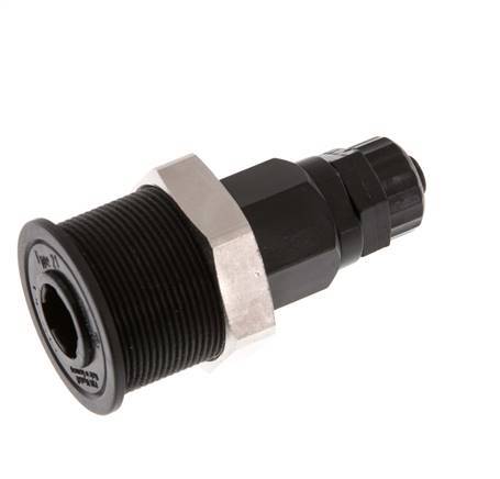 POM DN 5 Coupling Socket 6x8 mm Union Nut Pull-Off