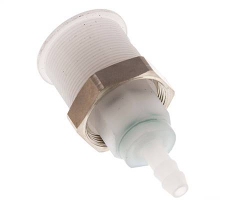 PVDF DN 5 Coupling Socket 6 mm Hose Pillar Pull-Off