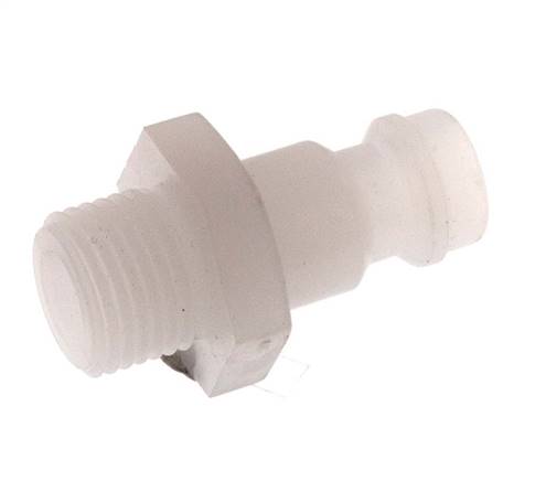 PVDF DN 5 Coupling Plug G 1/8 inch Male Threads