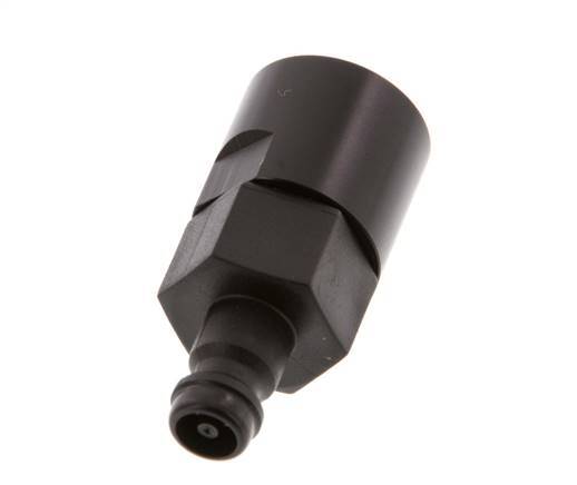 POM DN 5 Coupling Plug G 1/4 inch Female Threads Double Shut-Off