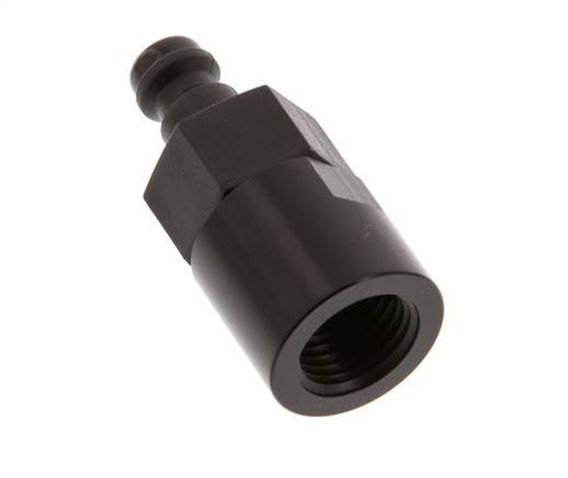 POM DN 5 Coupling Plug G 1/4 inch Female Threads Double Shut-Off