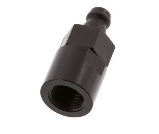 POM DN 5 Coupling Plug G 1/4 inch Female Threads Double Shut-Off