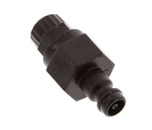 POM DN 5 Coupling Plug 4x6 mm Union Nut Double Shut-Off