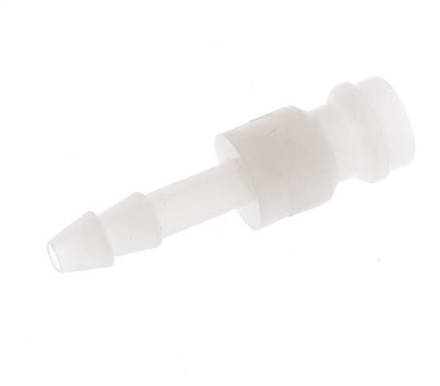 PVDF DN 5 Coupling Plug 4 mm Hose Pillar