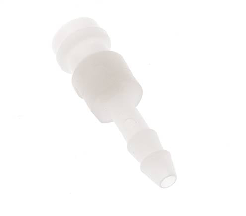 PVDF DN 5 Coupling Plug 4 mm Hose Pillar