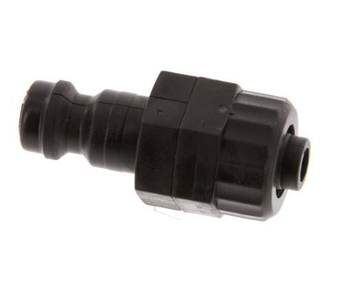 PVDF DN 5 Coupling Plug 6x8 mm Union Nut