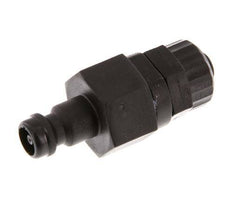 POM DN 5 Coupling Plug 6x8 mm Union Nut Double Shut-Off