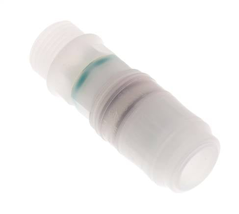 PVDF DN 7.2 Coupling Socket G 1/2 inch Male Threads