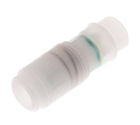 PVDF DN 7.2 Coupling Socket G 1/2 inch Male Threads