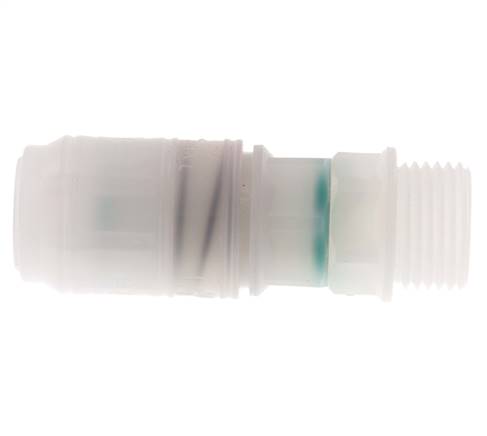 PVDF DN 7.2 Coupling Socket G 1/2 inch Male Threads