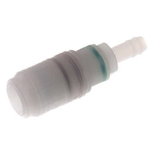 PVDF DN 7.2 Coupling Socket 9 mm Hose Pillar