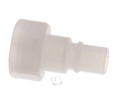 PVDF DN 7.2 Coupling Plug G 3/8 inch Female Threads