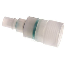 PVDF DN 7.2 Coupling Plug G 1/2 inch Female Threads Double Shut-Off