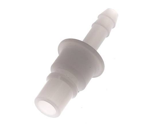 PVDF DN 7.2 Coupling Plug 6 mm Hose Pillar