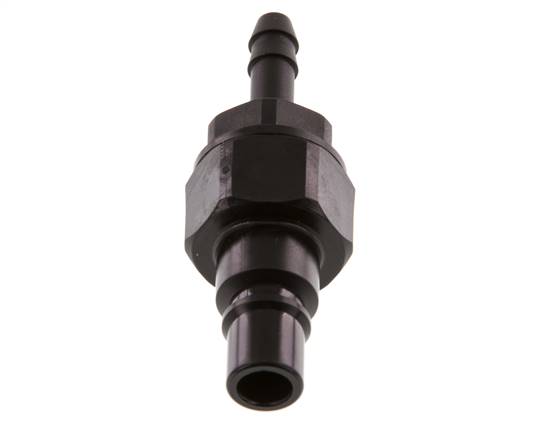 POM DN 7.2 Coupling Plug 6 mm Hose Pillar Double Shut-Off