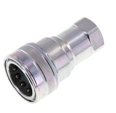 Steel DN 50 Hydraulic Coupling Socket G 2 inch Female Threads ISO 7241-1 B D 63.2mm