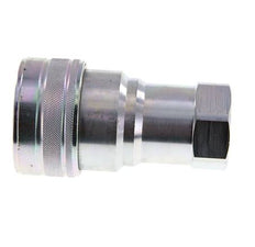 Steel DN 40 Hydraulic Coupling Socket G 1 1/2 inch Female Threads ISO 7241-1 B D 44.5mm