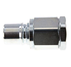 Steel DN 50 Hydraulic Coupling Plug G 2 inch Female Threads ISO 7241-1 B D 63.2mm