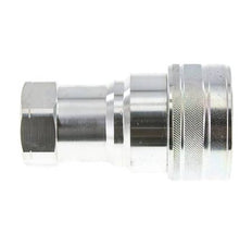 Steel DN 50 Hydraulic Coupling Socket 2 inch Female NPT Threads ISO 7241-1 B D 63.2mm