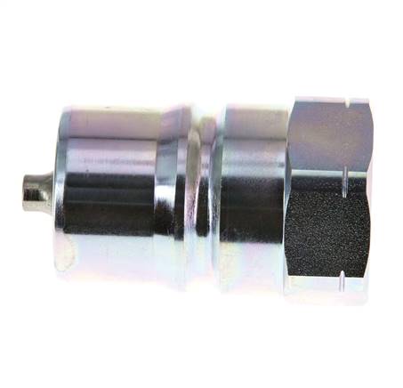 Steel DN 50 Hydraulic Coupling Plug 2 inch Female NPT Threads ISO 7241-1 B D 63.2mm