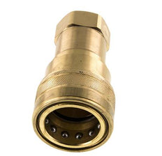 Brass DN 40 Hydraulic Coupling Socket G 1 1/2 inch Female Threads ISO 7241-1 B D 44.5mm