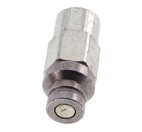 Steel DN 40 Flat Face Hydraulic Socket G 2 inch Female Threads D 72.9mm