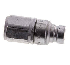 Steel DN 6.3 Flat Face Hydraulic Plug G 1/4 inch Female Threads ISO 16028 D 16.2mm