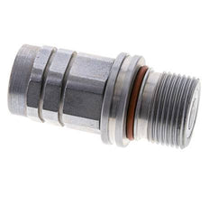 Steel DN 8.7 Flat Face Hydraulic Socket G 1/2 inch Female Threads ISO 16028 D M30 x 2