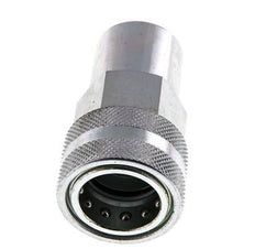 Steel DN 20 Hydraulic Coupling Socket G 3/4 inch Female Threads ISO 7241-1 A D 29.1mm