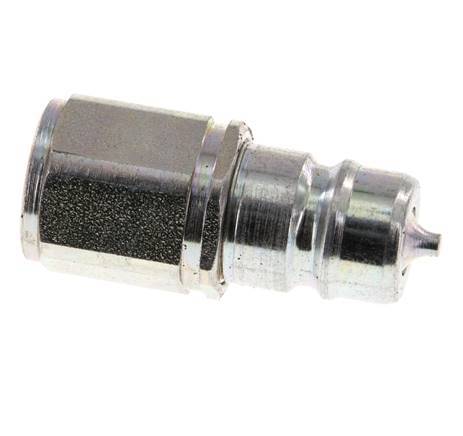 Steel DN 10 Hydraulic Coupling Plug M18x1.5 Female Threads ISO 7241-1 A D 17.3mm