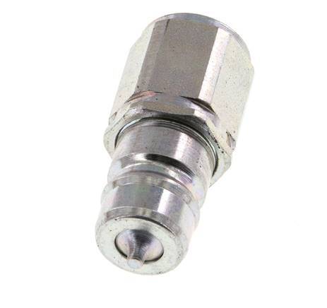 Steel DN 10 Hydraulic Coupling Plug M18x1.5 Female Threads ISO 7241-1 A D 17.3mm