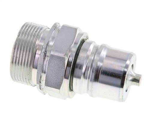 Steel DN 25 Hydraulic Coupling Plug 30 mm S Compression Ring ISO 7241-1 A/8434-1 D 34.3mm