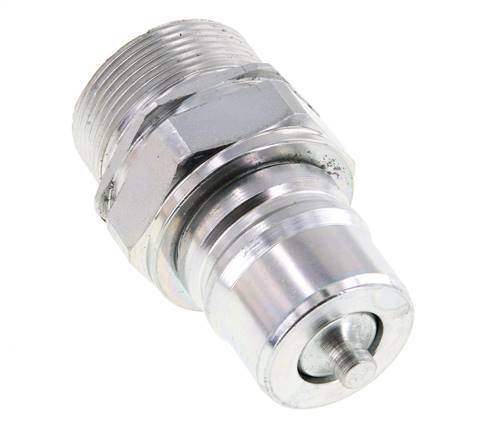 Steel DN 25 Hydraulic Coupling Plug 30 mm S Compression Ring ISO 7241-1 A/8434-1 D 34.3mm