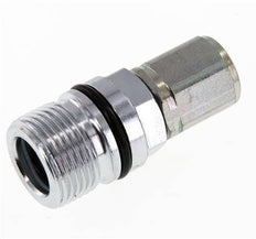 Steel DN 10 Hydraulic Coupling Socket G 3/8 inch Female Threads ISO 14541 D M28 x 2