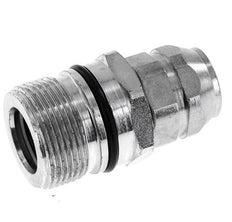 Steel DN 12.5 Hydraulic Coupling Socket M18x1.5 Female Threads ISO 14541 D M36 x 2