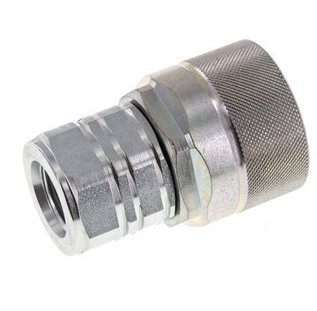 Steel DN 20 Hydraulic Coupling Plug M22x1.5 Female Threads ISO 14541 D M42 x 2