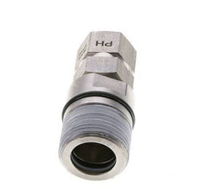 Stainless Steel DN 10 Hydraulic Coupling Socket G 3/8 inch Female Threads ISO 14541 D M28 x 2