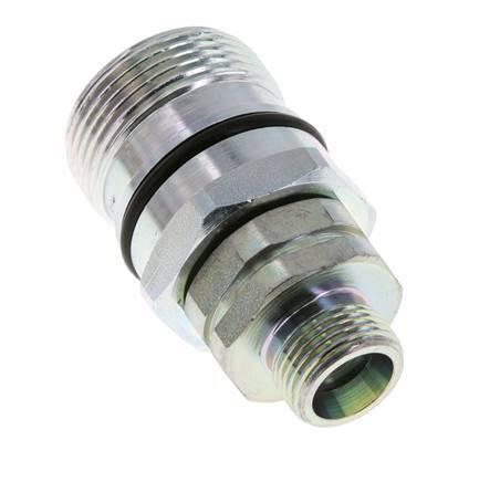 Steel DN 12.5 Hydraulic Coupling Socket 12 mm S Compression Ring ISO 14541/8434-1 D M36 x 2