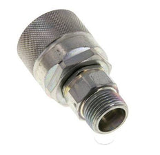Steel DN 10 Hydraulic Coupling Plug 12 mm S Compression Ring ISO 14541/8434-1 D M28 x 2