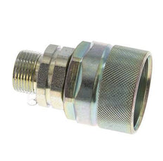 Steel DN 12.5 Hydraulic Coupling Plug 14 mm S Compression Ring ISO 14541/8434-1 D M36 x 2