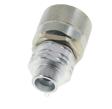 Steel DN 20 Hydraulic Coupling Plug 16 mm S Compression Ring ISO 14541/8434-1 D M42 x 2