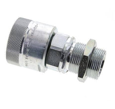 Steel DN 25 Hydraulic Coupling Plug 25 mm S Compression Ring Bulkhead ISO 8434-1 D M48 x 3
