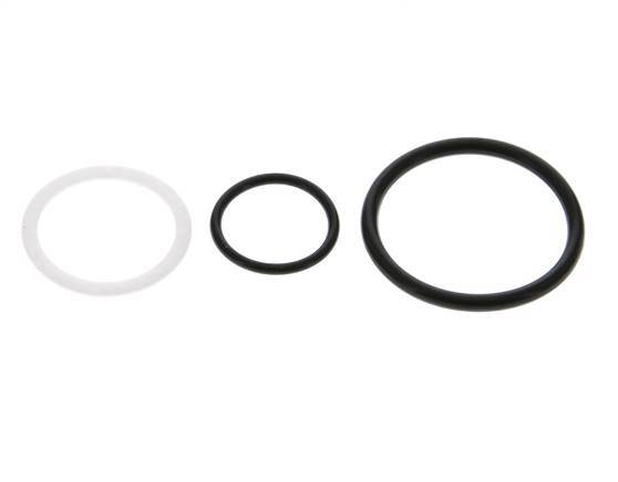 PTFE/NBR Seals Set for ISO 14541 Hydraulic Coupling (M 36 x 2 and 42 mm) [5 Pieces]