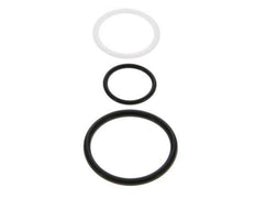 PTFE/NBR Seals Set for ISO 14541 Hydraulic Coupling (M 36 x 2 and 42 mm) [5 Pieces]