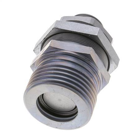 Steel Hydraulic Coupling Socket 22 mm L Cutting Ring ISO 14540/8434-1 D M54 x 4